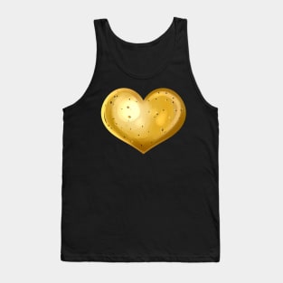 Potato In Heart Shape - Vegetarian - Go Vegan Tank Top